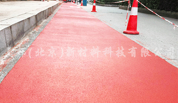 長(zhǎng)沙銀杉路鋪裝瀝路力彩色路面